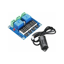 XH-M452 / ZFX-452 Termostat Sıcaklık Nem Denetleyici Modülü (Çift DC 12V LED Dijital Ekran ile)