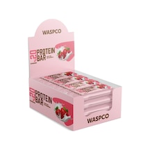 Waspco Çilekli Protein Bar 40g x 12 Adet