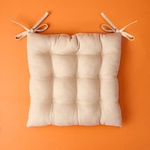 Soft Traum Sandalye Minderi - Bej - 40x40 Cm Renkli