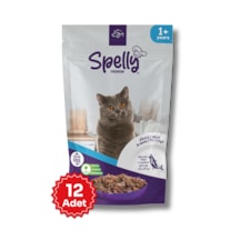 Spelly Premium Balıklı Yetişkin Kedi Konservesi 12 x 85  G