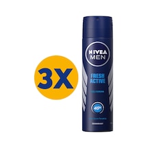 Nivea Fresh Erkek Sprey Deodorant 3 x 150 ML