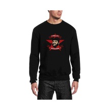 Che Guevara Viva La Revolucion Baskılı Siyah Erkek Örme Sweat