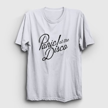 Presmono Unisex Rare To Die Panic At The Disco T-shirt Beyaz