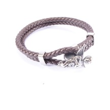 Çelik Deri Bileklik -  Angel Çelik