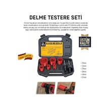 Meşem Bi Metal 9 Parça Delme Testere Seti