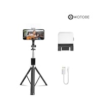 7 Kademeli 360 Derece Ayarlanabilir 1.70 Metre Kumandalı Kamera Sabitleyici Tripod