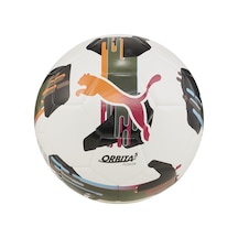 Puma Orbita 5 Fusion Unisex Beyaz Futbol Topu 08433101 Beyaz 5 Açık Kahverengi