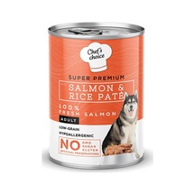 Chef's Choice Pate Somonlu Düşük Tahıllı Yetişkin Köpek Konservesi 12 x 400 G
