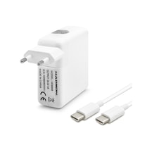 Laptop Adaptörü 60w 20.3v 3a Type-c Macbook Dell Asus Beyaz Hd8898