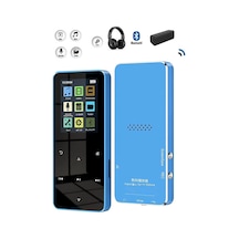 Bluetooth Lu Mp3-mp4 Çalar Fm Radyolu Şarjlı Mp4 Player Dahili Hoparlör 8gb Hafızalı Müzik Çalar