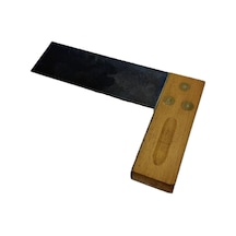 Antika Ahşap Marangoz Gönyesi 15cm 002