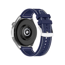 Novstrap Huawei Watch Gt2/gt2 Pro 46mm/gt Runner İle Uyumlu Kordon 22mm Lansman Silikon Kumaş Kayış