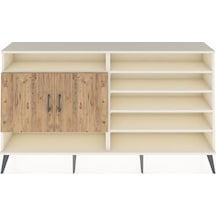 Arges Konsol 7 Raflı 2 Kapaklı 176x30x99 Aytaşı-çam Atlas Çam/atlas Çam - Aytası