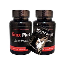 Playboy Jel + Eroxplus Erkeklere Özel Destekleyici 30lu X 2 Adet