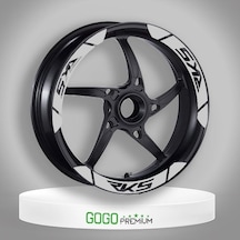 Rks Uyumlu Beyaz Geniş 1 Set Jant Şeridi