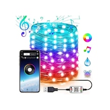 Ally 5mt 50 Led Rgb Bluetooth Telefonla Kontrol Edilen Usb Led Lamba İos-android- 5775