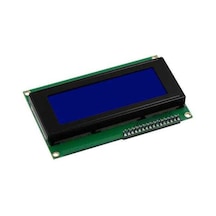 Robotistan 20X4 Lcd Ekran - I2C Lehimli Mavi Display
