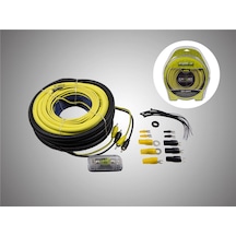 For-x Xy-4kıt 4ga Kablo Seti Oto Amfi Uyumu Set Kablosu Komple Se