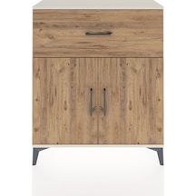 Arges Şifonyer Tek Raflı Tek Çekmeceli 2 Kapaklı 88x30x106 Aytaşı-çam Aytası