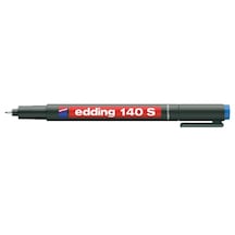 Edding Asetat Kalemi Permanent S Seri 0.3 MM Mavi 140 S 10 Adet Mavi