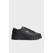 Tommy Jeans Hakiki Deri Sneaker Ayakkabı Kadın Ayakkabı En0en03165 Bds Siyah