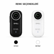 M11 4k Ultra Hd Wifi Aksiyon Kamerası, Ip65 Su Geçirmez Titreşim Önleyici Geniş Açılı Kamera Beyaz