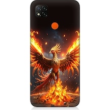 Xiaomi Redmi 9c Uyumlu Anka Kuşu Uyanıyor Desenli Silikon Kılıf