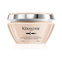 Kerastase Curl Manifesto Besleyici Maske, Kıvırcık Saçlar İçin, 200ml Çiçekli Bej