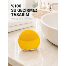 Titreşimli Silikon Yüz Temizleme Cihazı Ayarlanabilir Yoğunluk Su Geçirmez