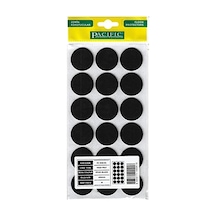 Cateksss Pacific Yuvarlak Yapışkanlı Sandalye Koltuk Mobilya Ayak Keçesi Felt 35 Mm Siyah - 38 Li Paket