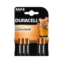 Basic Aaa Alkalin İnce Kalem Pil 5'li Paket 1,5v Lr03 Mn2400