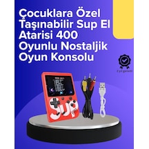 400 Oyunlu Taşınabilir Retro El Konsolu