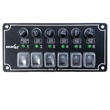 Sealux Switch Panel İzoleli Yatay 6 Lı 170x80 Mm