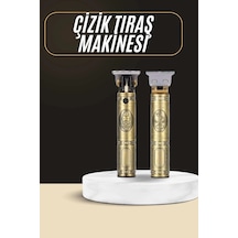 Buğz Tıraş Makinesi Şarjlı Çizik Tıraş Paslanmaz Çelik Bıçaklı 4 Taraklı