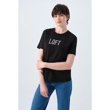 Loft Kadın Tişört Lf2039263 SIYAH