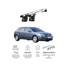 Trio-ıı Opel Singum Hatchback 2003-2008 Uyumlu Kilitli Ara Atkı 120cm Port Bagaj Tavan Barı