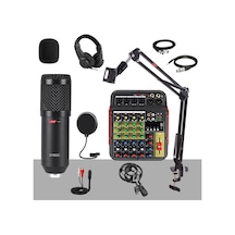 Lastvoice Rec Paket-2 Bm800 Mikrofon Phantomlu Mikser Stand Filtr