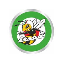 Wespa Uyumlu Yuvarlak Logo Damla Stıcker Çok Renkli