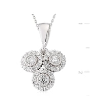 Gümüş Beyaz Taşlı Kadın Kolye (551170400)