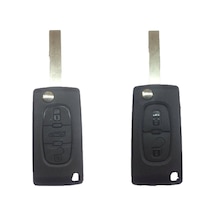 1.Sınıf Peugeot Uyumlu 2 Ve 3 Tuşlu 207 307 Kumanda Anahtar Kabı