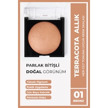 Cocosh She Terracota Allık 10 Gr 01 Bronz, Kolay Dağılım, Topaklanmaz, Ince-pürüzsüz Doku, Canlı Görünüm - 01 Bronze Diğer