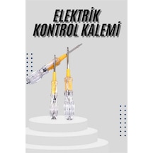 Ilkeshop Kontrol Kalemi Çift Taraflı Uçlu Elektrik Akım Test Cihazı 72551710
