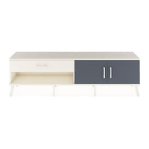 Arges Tv Ünitesi Tek Raflı Tek Çekmeceli 2 Kapaklı 176x30x51 Aytaşı-antrasit/aytaşı Antrasıt/aytası