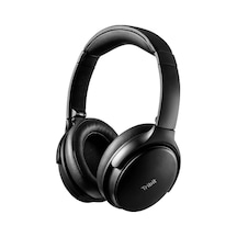 Quietplus 71 Anc Gürültü Engelleme 30 Saat Oynatma Süresi Rahat Ve Ayarlanabilir Bluetooth Kulak Üstü Kulaklık Siyah