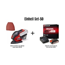 Einhell Set-50 Einhell TE-OS 18/150 Li Solo Akülü Çok Amaçlı Zımpara + Einhell 18V 2,5 AH Pxc Starter Kit Akü & Şarj Cihazı