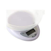 5kg Hassas Hazneli Dijital Lcd Ekranlı Mutfak Tartısı Terazi Çok Renkli