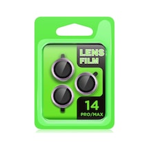 iPhone Uyumlu 14 Pro Raze Metal Kamera Lens - Gold