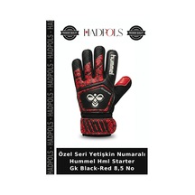 Özel Seri Yetişkin Numaralı Hummel Hml Starter Gk Black-red 8,5 No Siyah - Kırmızı