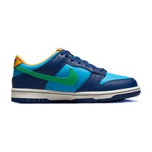 Nike Dunk Low Leather Unisex Sneaker Hakiki Deri Mavi Günlük Spor Ayakkabı Mavi