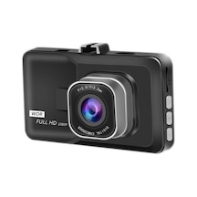 3,0 İnç Hd 1080p Geniş Açı Sürüş Kaydedici, Geri Görüşlü Görüntü Özellikleri: Normal Çözünürlüklü Tek Kayıt Siyah